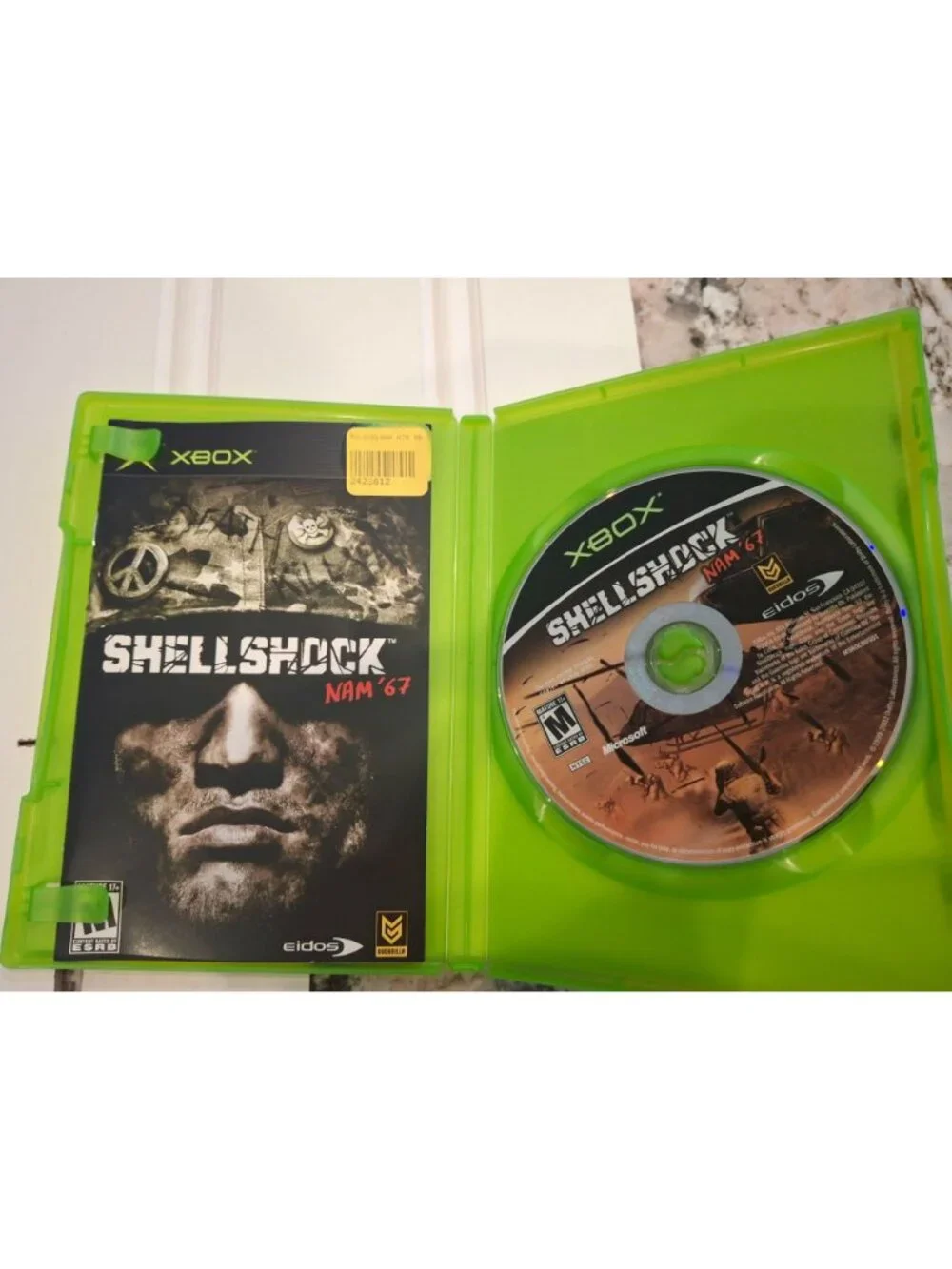 ShellShock Nam '67 Original Xbox 2004 Eidos Vietnam War Shooter Video Game CIB